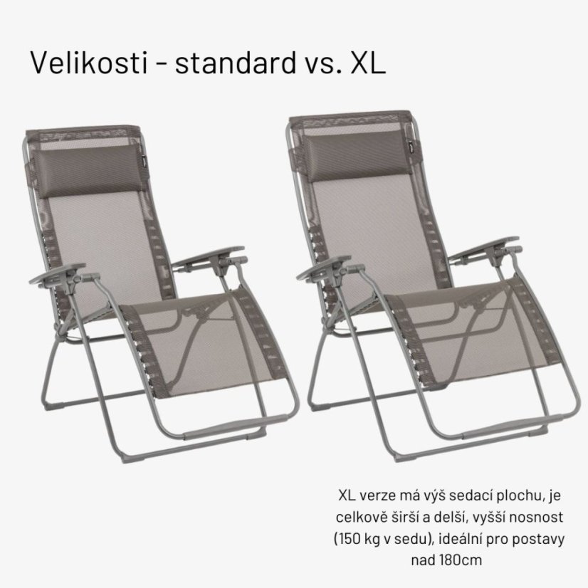 Relaxační křeslo FUTURA XL BatylineISO hnědá Graphite
