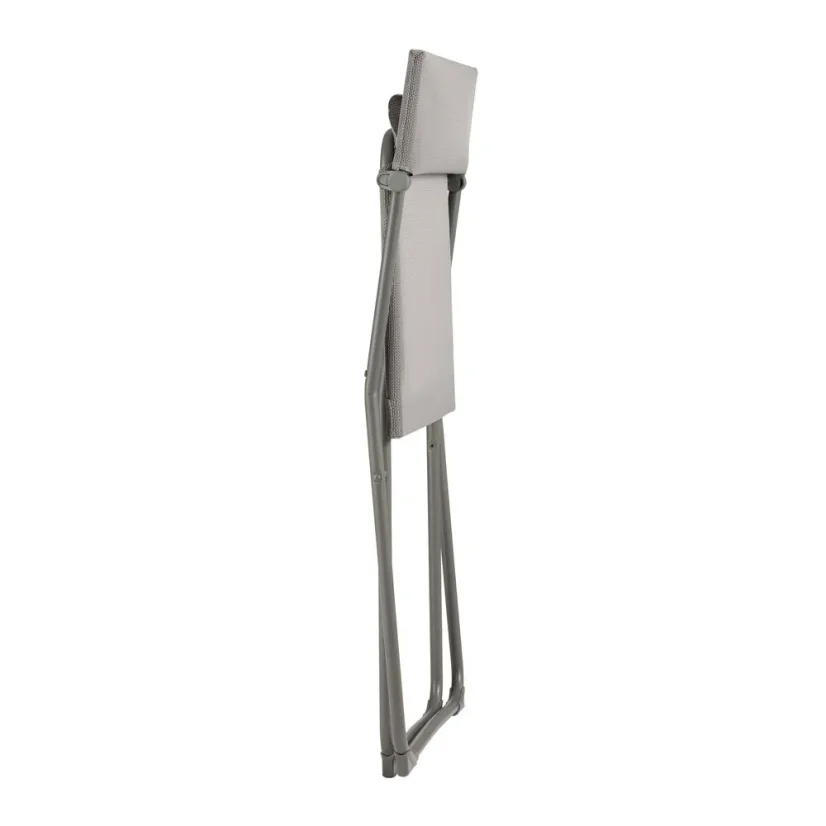 Sada BALCONY II – skládací stůl 64×70 cm + 2 ultra kompaktní židle | ColorBlock šedá Terre
