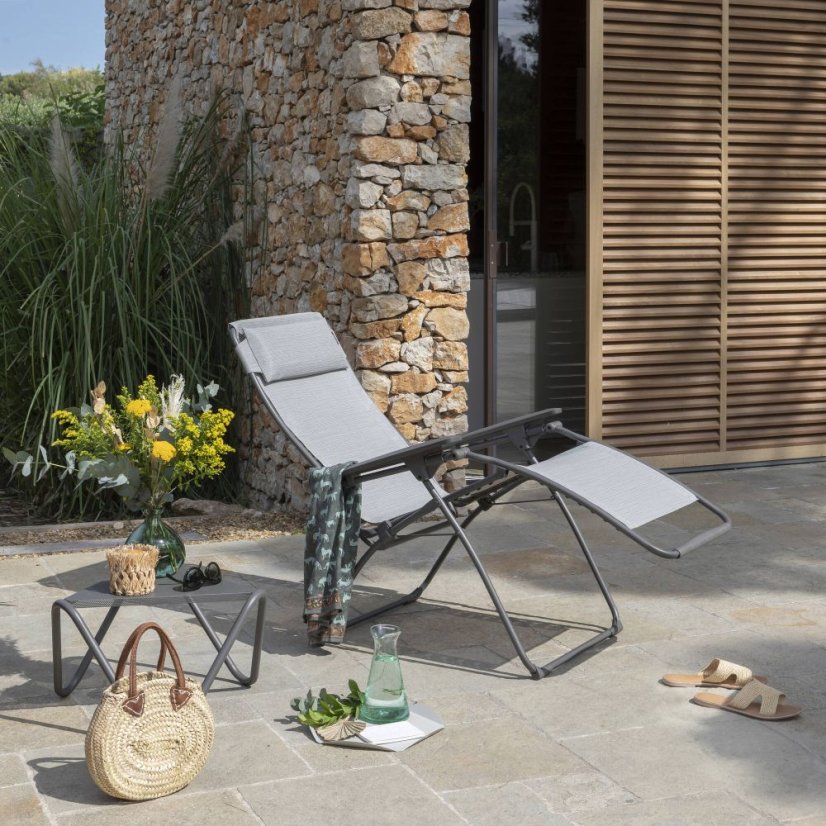 Relaxační křeslo ZERO GRAVITY Lafuma FUTURA BatylineDUO šedá Galet