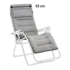 Náhradní potah relaxační křeslo Lafuma RSX/FUTURA XL BeComfort® šedá Silver.