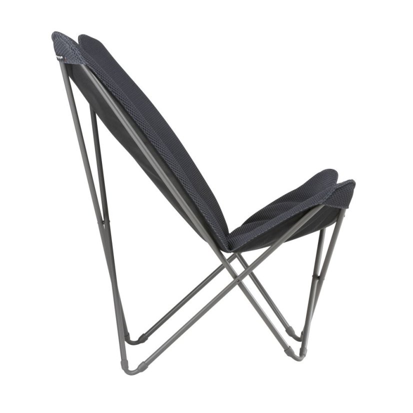 Motýlí křeslo POP UP XL BeComfort šedá Dark Grey