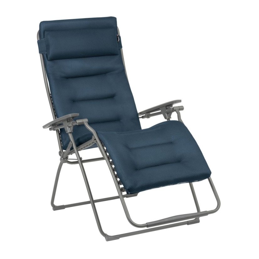 Relaxační křeslo ZERO GRAVITY Lafuma FUTURA XL BeComfort modrá Bleu Encre