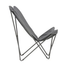 Motýlí křeslo POP UP XL BeComfort šedá Silver Motýlí křeslo POP UP XL BeComfort šedá Silver