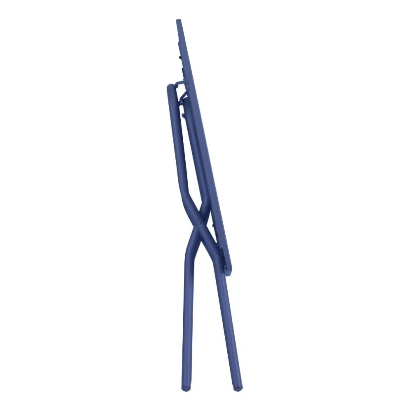 Sada BALCONY II – skládací stůl 64×70 cm + 2 ultra kompaktní židle | ColorBlock modrá Indigo