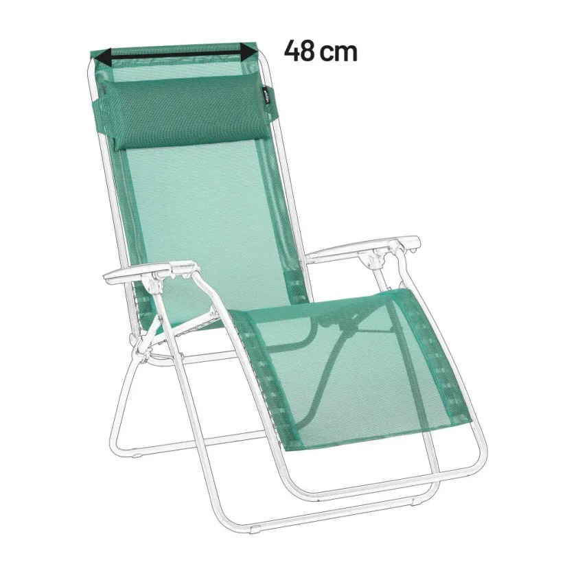 Náhradní potah relaxační křeslo Lafuma MOBILIER R Clip Batyline®ISO zelená Chlorophylle.