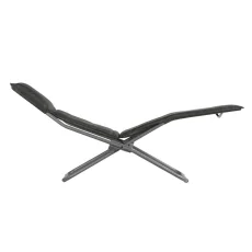 Skládací lehátko BAYANNE chaise lounge Hedona šedá ONYX