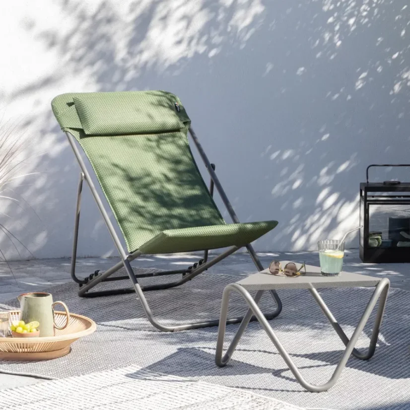 Polohovací lehátko MAXITRANSAT+ BeComfort zelená Olive
