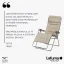 Relaxační křeslo Lafuma FUTURA XL BeComfort zelená Olive – ZERO GRAVITY, nosnost 150 kg