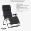 Relaxační křesla Lafuma FUTURA AirComfort - infografika s technickými vlastnostmi a parametry.