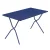 Skladací vonkajší stôl Lafuma BALCONY II modrá Indigo – 120×70 cm
