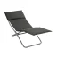 Skládací lehátko BAYANNE chaise lounge Hedona šedá ONYX