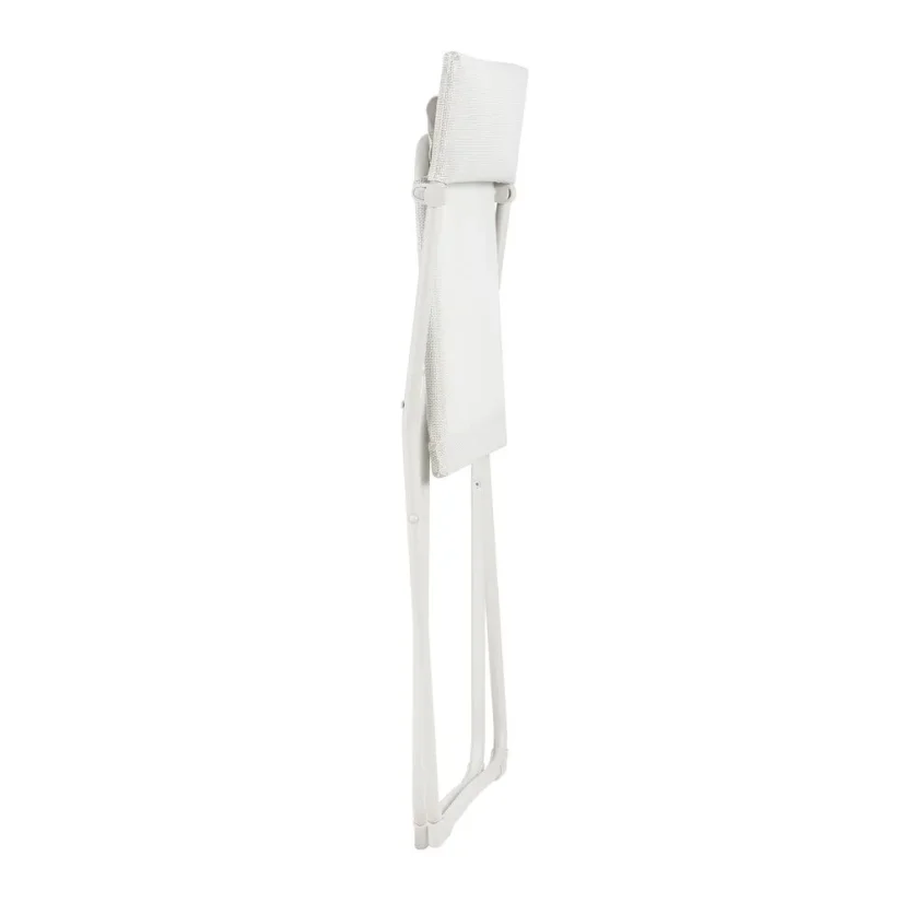 Sada BALCONY II – skládací stůl 120×70 cm + 4 ultra kompaktní židle | ColorBlock béžová Seigle