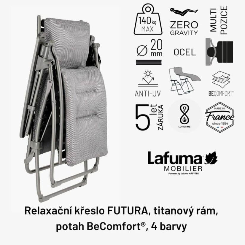 Relaxační křeslo FUTURA BeComfort zelená Olive