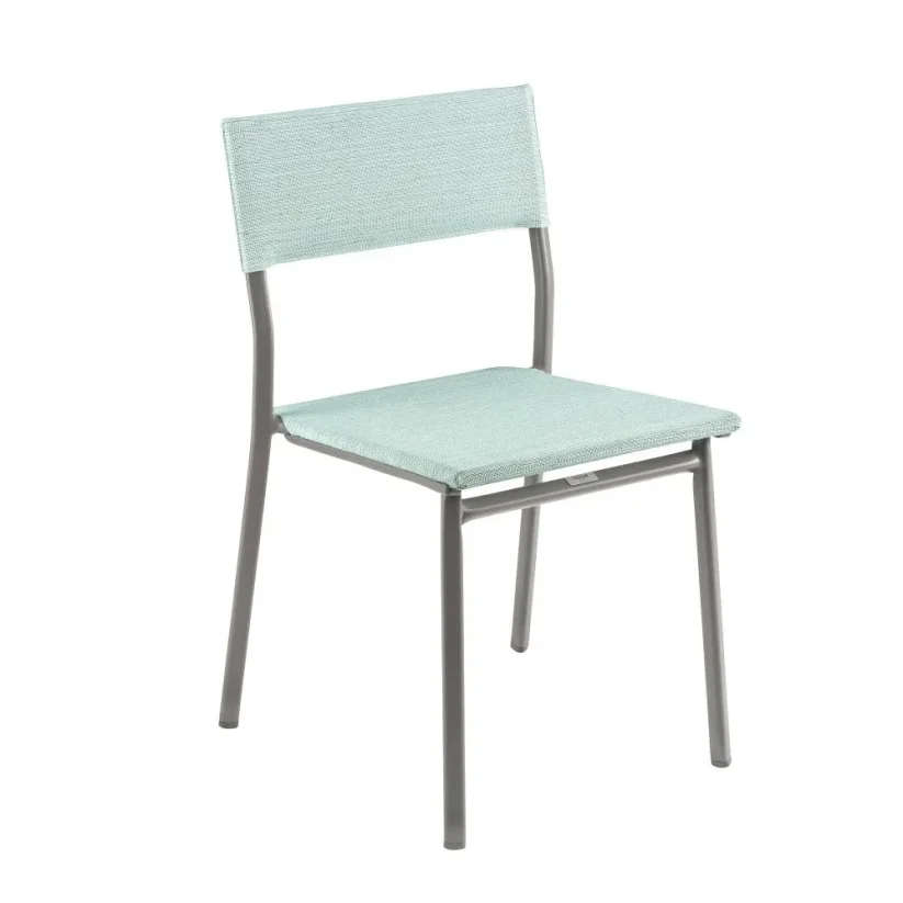 Venkovní jídelní židle Lafuma ORON - Barva potahu: Šedá Galet, Potah: BatylineDUO, Barva rámu: Šedá Titan, Typ židle: S područkami