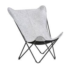 Motýlí křeslo POP UP Lafuma SPHINX Soft šedá Plum