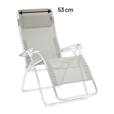 Náhradní potah relaxační křeslo Lafuma RSX/FUTURA XL Batyline®DUO šedá Galet.