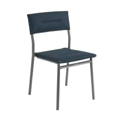 Venkovní jídelní židle ORON BeComfort modrá Bleu Encre