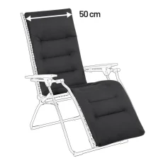 Náhradní potah relaxační křeslo Lafuma EVOLUTION BeComfort® šedá Dark Grey