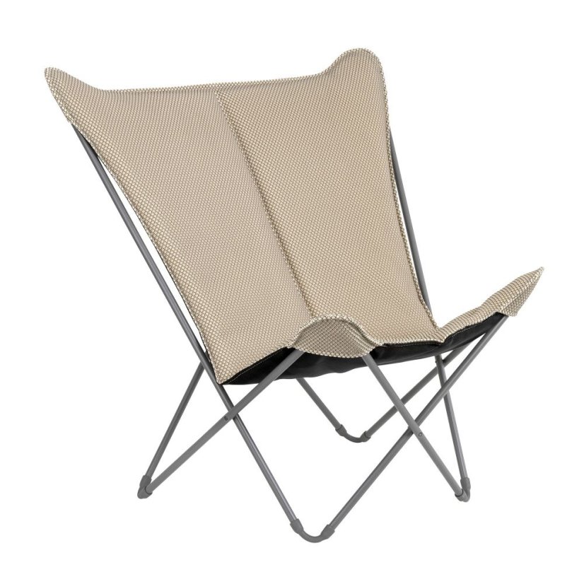 Motýlí křeslo POP UP XL BeComfort hnědá Moka