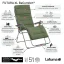 Relaxační křeslo Lafuma FUTURA XL BeComfort zelená Olive – ZERO GRAVITY, nosnost 150 kg