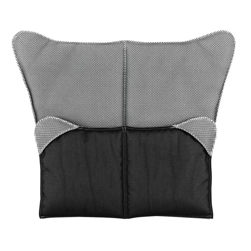 Náhradní potah designové motýlí skládací křeslo Lafuma POP UP XL BeComfort šedá Silver.