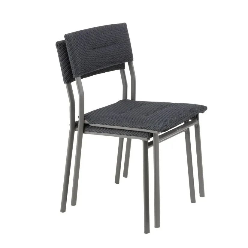 Venkovní jídelní židle Lafuma ORON BeComfort šedá Dark Grey
