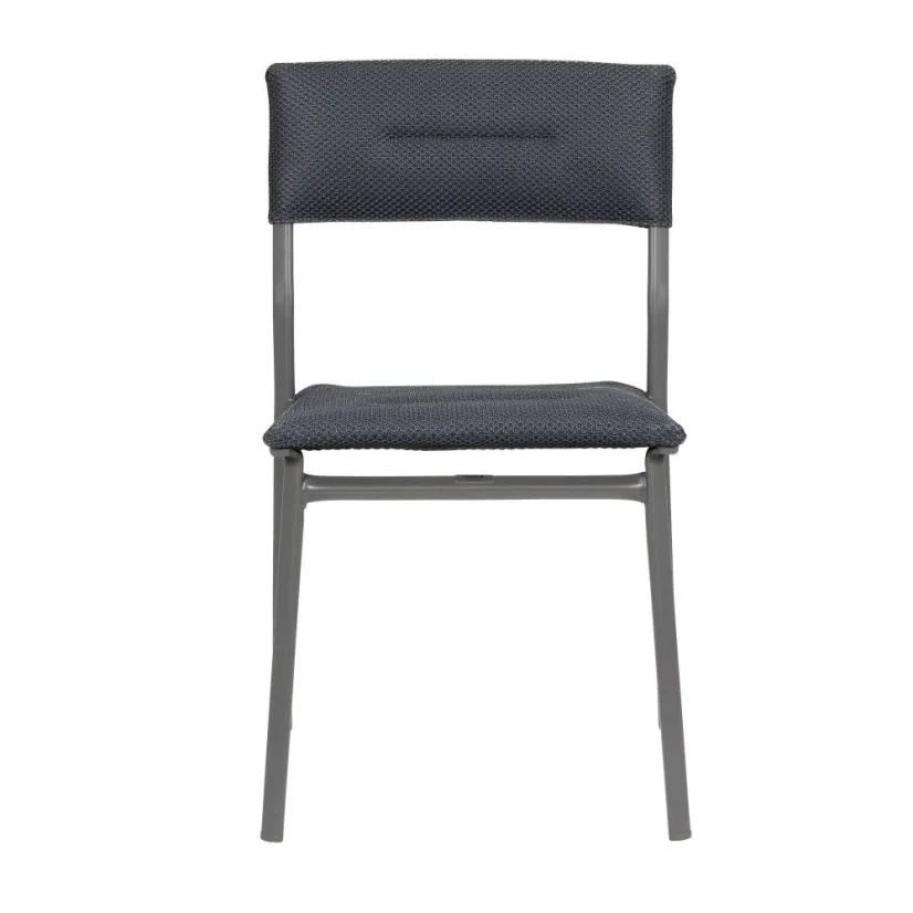 Venkovní jídelní židle Lafuma ORON BeComfort šedá Dark Grey