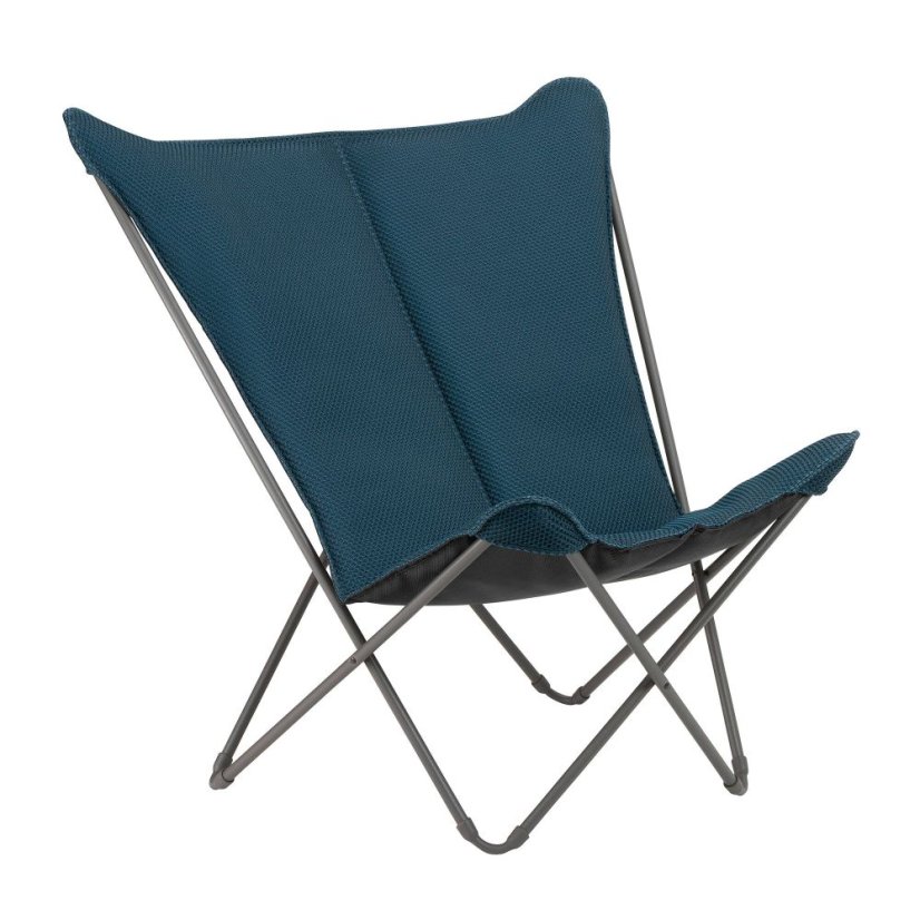 Motýlí křeslo POP UP XL BeComfort modrá Bleu Encre