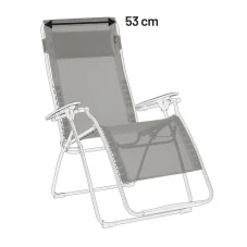 Náhradní potah relaxační křeslo Lafuma RSX/FUTURA XL Batyline®ISO hnědá Terre.