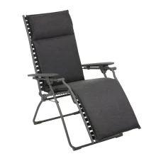 Relaxační křeslo Lafuma BAYANNE Hedona šedá Onyx