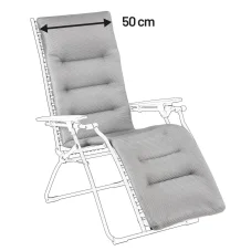 Náhradní potah relaxační křeslo Lafuma EVOLUTION BeComfort® šedá Silver