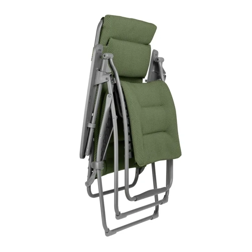Relaxační křeslo Lafuma FUTURA XL BeComfort zelená Olive – ZERO GRAVITY, nosnost 150 kg