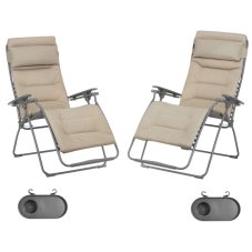 Valentýnská sada 2026: 2x Relaxační křeslo FUTURA BeComfort hnědá Moka (standard vel. a XL)