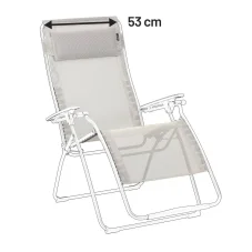 Náhradní potah relaxační křeslo Lafuma RSX/FUTURA XL Batyline®ISO béžová Seigle II.