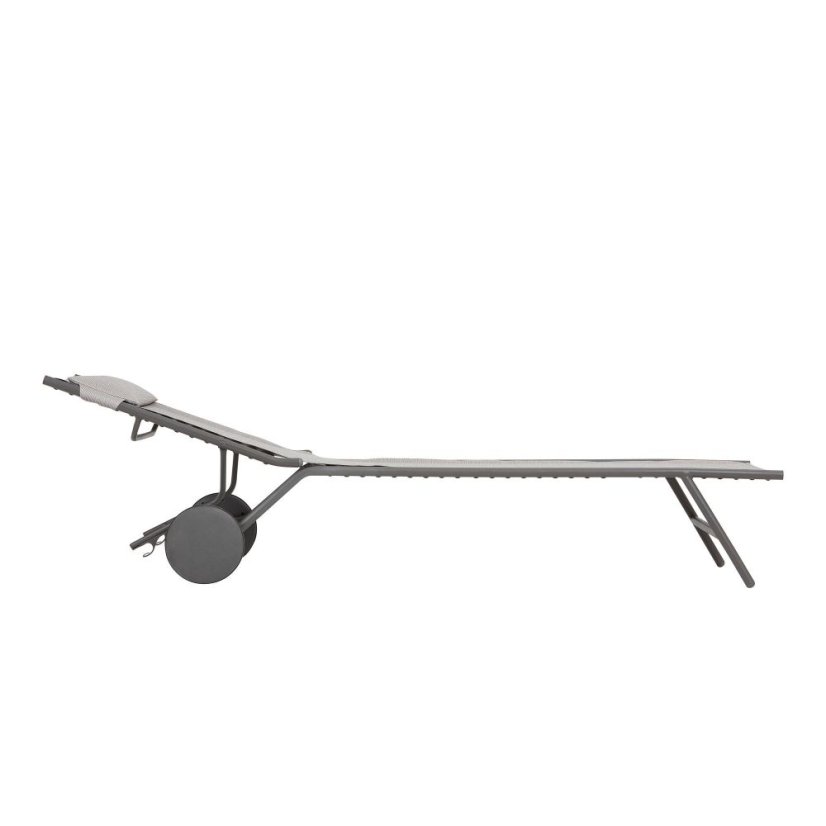 Opalovací lehátko Lafuma MIAMI II BatylineDUO šedá Galet