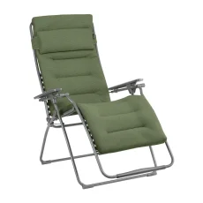 Relaxačné kreslo Lafuma FUTURA XL BeComfort zelená Olive – ZERO GRAVITY, nosnosť 150 kg