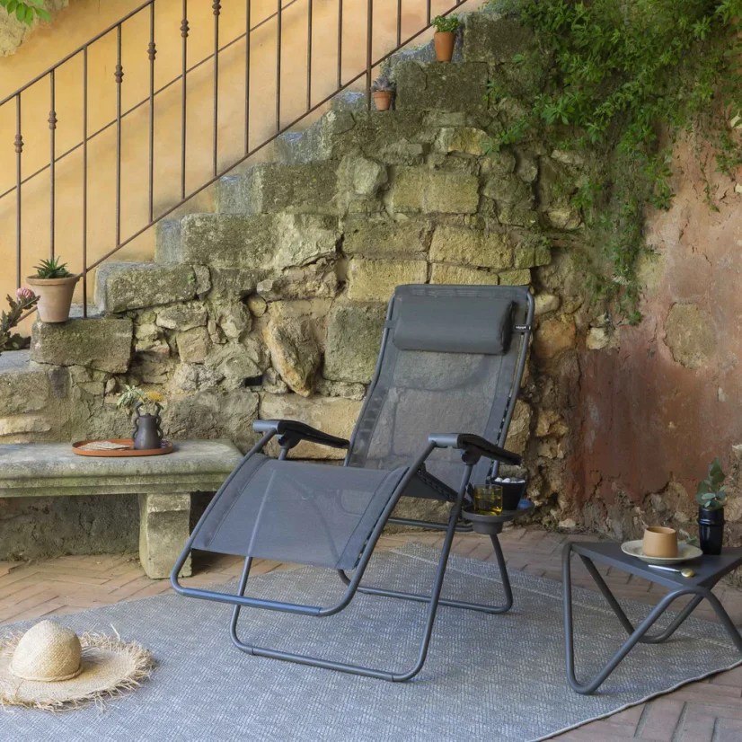 Sada s krytem relaxační křeslo RSXA Clip BatylineISO hnědá Graphite