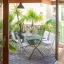 kladací vonkajší stôl Lafuma BALCONY II zelená Moss – 120×70 cm