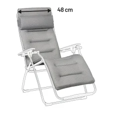 Náhradní potah relaxační křeslo Lafuma RSX/FUTURA BeComfort® šedá Silver. Náhradní potah relaxační křeslo Lafuma RSX/FUTURA BeComfort® šedá Silver.