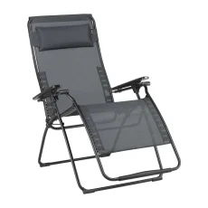 Profesionálne relaxačné kreslo ENERGIE XL šedá Storm