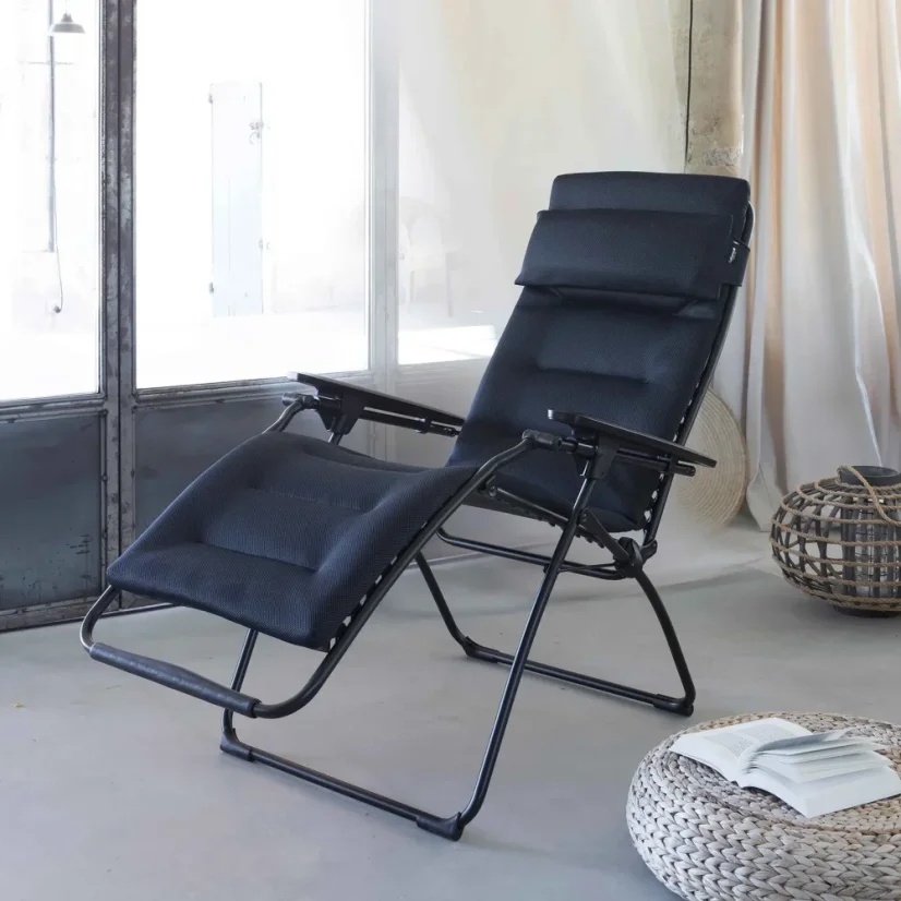 Multifunkcni odpocinkove kreslo Lafuma FUTURA XL AirComfort černá Acier