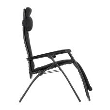 Relaxačné kreslo Lafuma RSX Clip AirComfort čierna Acier