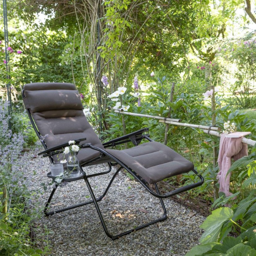 Nastavitelné zahradní křeslo Lafuma FUTURA AirComfort® hnědá Taupe