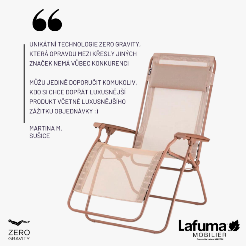 Relaxační křeslo Lafuma R Clip Colorblock zelená Moss