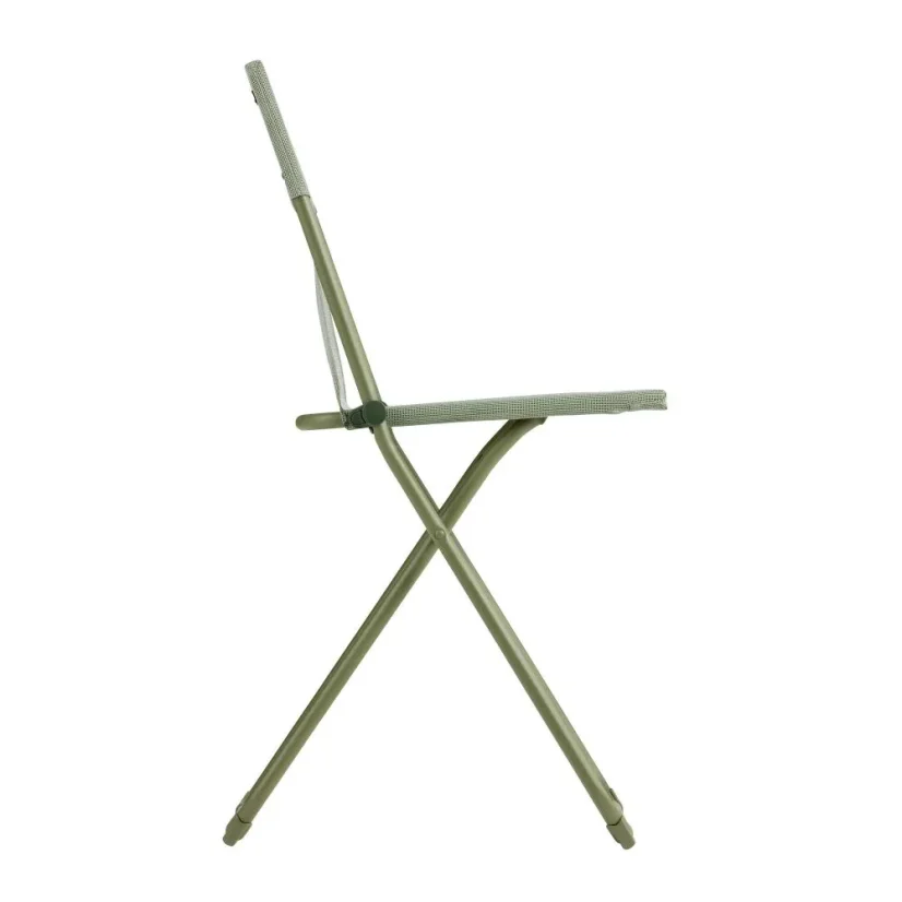 Sada BALCONY II – skládací stůl 64×70 cm + 2 ultra kompaktní židle | ColorBlock zelená Moss