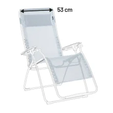 Náhradní potah relaxační křeslo Lafuma RSX/FUTURA XL Batyline®ISO modrá Ciel.