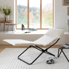 Relaxačné kreslo Lafuma TRANSALOUNGE NIKSEN do interiéru béžová Creme