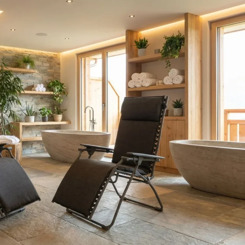 Relaxační křeslo Lafuma BAYANNE Hedona šedá Onyx