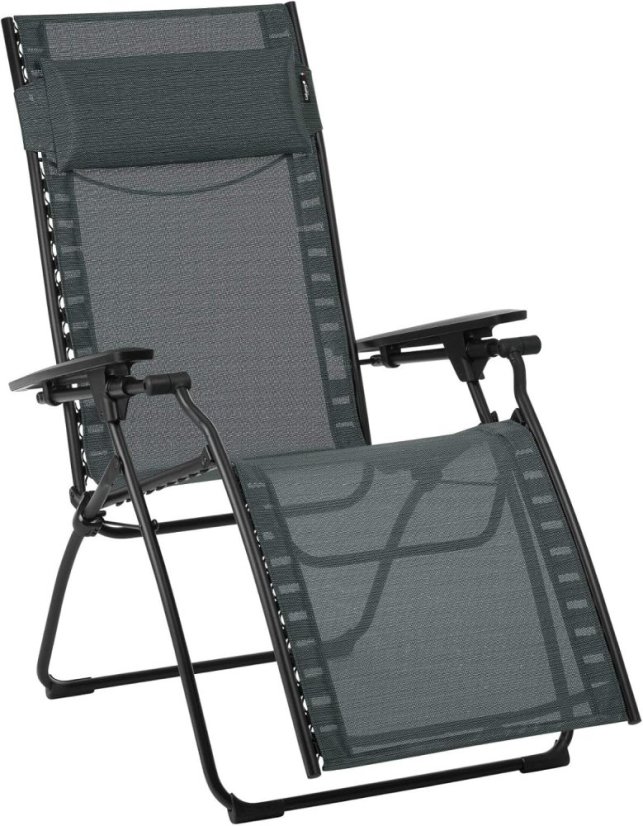 Súprava relaxačné kreslo Lafuma Mobilier EVOLUTION BatylineDUO sivá Obsidian a poťah Becomfort sivá Dark Grey