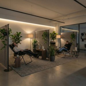 Odpočinok v práci: ako relaxačná miestnosť zvyšuje produktivitu a spokojnosť zamestnancov